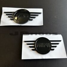 New Gloss Black Front & Rear Emblem Badges LCI Style MINI F55 F56 F57