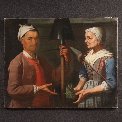 Antique peinture huile sur - antique,
