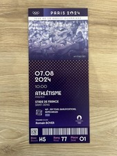 Paris souvenir ticket 2024