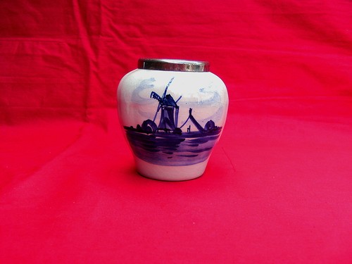 Petit vase faïence delft - vase, en