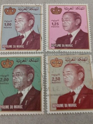Timbres maroc roi hassan - timbres,