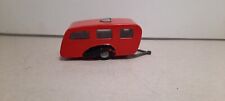 TEKNO of  DENMARK CAMPING CARAVAN red black 815  vintage  classic car 1/43