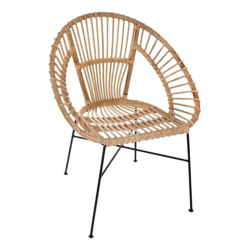 Fauteuil vintage osier - fauteuil,