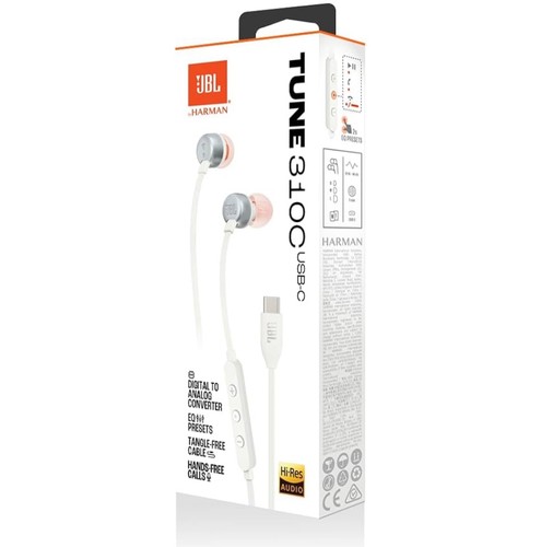 écouteurs jbl tune 310c usb - 310c, usb-c
