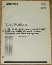 Caterpillar Tractopelle Chargeur Hydraulique & Direction Spécifications Service