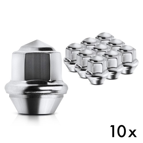10x écrou roue conique m12 - conique,