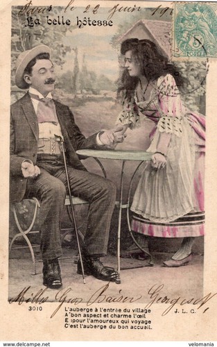 S3374 postcard fantasy - ,