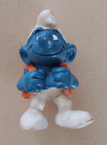 Figurine schtroumpf ecolier - figurine,