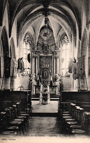Cpa fontaine sur - cpa,