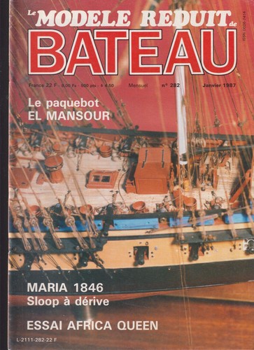 Modele reduit bateau 282 - reduit, de
