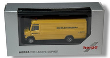 HERPA, MERCEDES BENZ T2 Vario Leohard WEISS Construction de canalisations, éc...