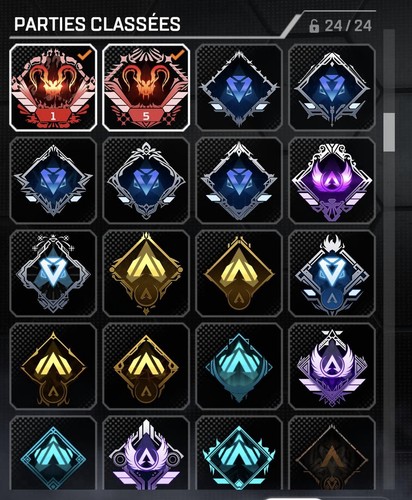 Apex legends compte predator - apex,
