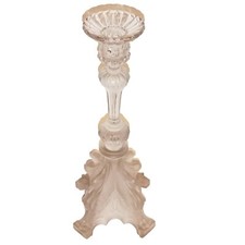 Val St Lambert Belgium Griffon Pressed Molded Glass Buckle