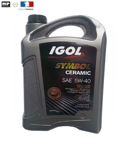 Huile moteur 5w40 - igol, symbol