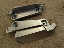 Honda VFR800 Left & Right Rear Grip Covers 2014-2021 PAIR SILVER #W