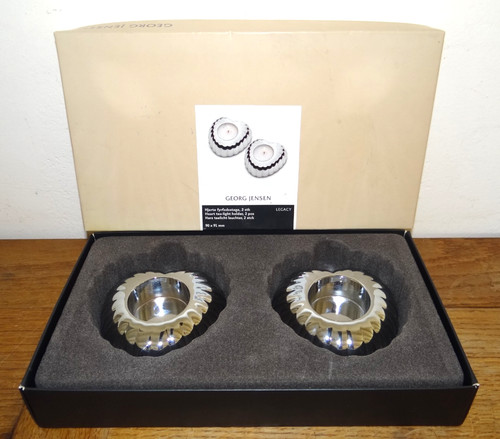 Paire bougeoir chauffe plat - de,