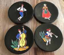 4 King of Mallorca Small Ceramic Wall Decorative Plates