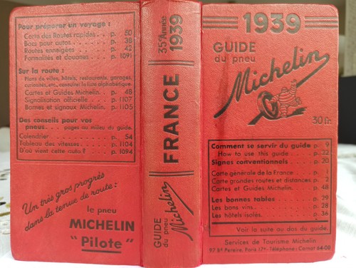 Guide michelin 1939 - michelin,