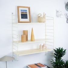 Vintage shelving system for kitchen, room, office. Tomado shelves. String shelf