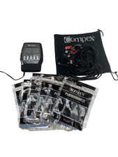 Compex Sport Elite Muscle Stimulator Kit Black with 6x Self Adhesive Electrodes