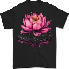 A Lotus Fleur Gothique T-Shirt 100% Coton