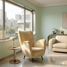 Fauteuil Vintage Velours
