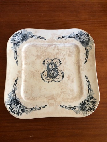 Ancienne assiette plat - ancienne,