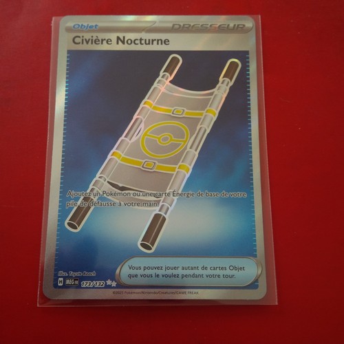 Carte pokemon civiere nocturne - carte,