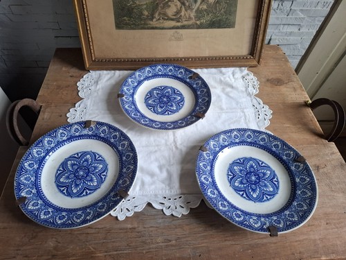 Ancienne assiette faience - 3,