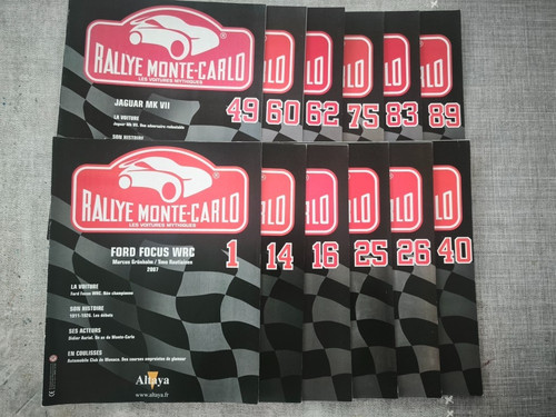 Lot fascicules rallye - 12,
