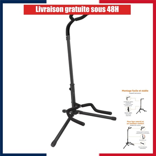 Support guitare pliable