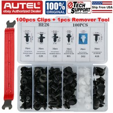 100pcs Car Clips Trim Push