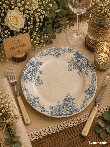 Assiette ancienne terre - ancienne, fer