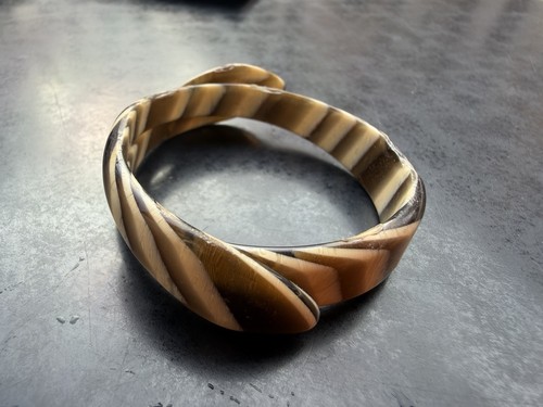 Bracelet serpent double - , tête