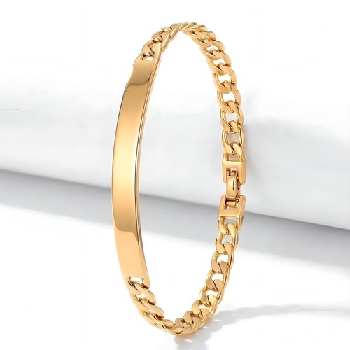 Bracelet gourmette identité - bracelet,