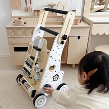 Planche en bois pour activités sensorielles, marchette pour bébé, cadeau