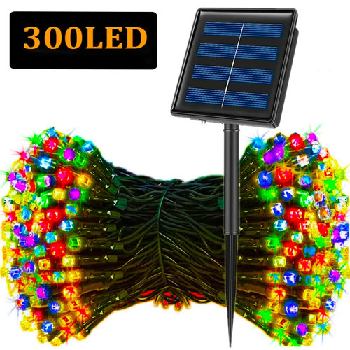 Guirlande lumières solaire - guirlande,