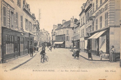 Cpa mantes sur seine - cpa,