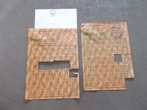Tickets rationnement guerre - tickets, rationnement.guerre