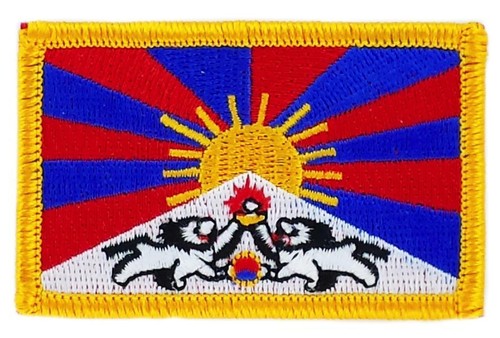 Patch écusson brodé drapeau - patch,