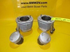 BMW R100 GS R RT Pair of Pistons and Cylinder Nikasil Gilardoni E=8.5 