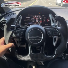 Yoke Carbon Fiber Alcantara Steering Wheel Fit Audi A3 A4 A5 RS4 RS5 S3 S4 2017+