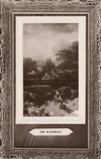 1909 ANTIQUE Rapid Photo Real Photo The Waterfall POSTCARD to Wallaroo Australia