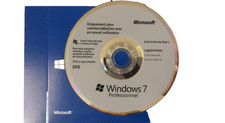 Microsoft Windows 7 Pro SP1 DVD officiel 64 bit langue française (no licence)