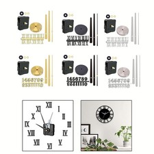 Kit de remplacement numéro d'horloge silencieuse pour réparation et remplaceme