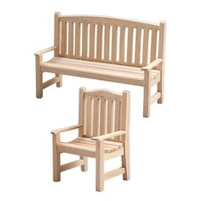 1/12 Miniature banc de jardin