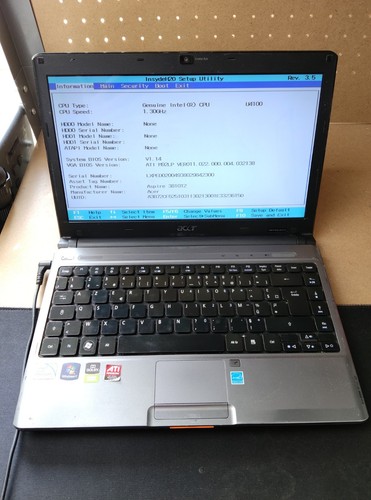 Portable acer aspire - hs,