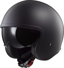Casque De Moto LS2 OF599 Spitfire II Solide (Noir Mat) Taille: M (57)