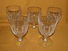 Série de 5 verres à eau en