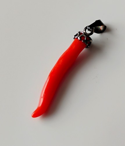 Pendentif porte bonheur - "porte-bonheur, corne